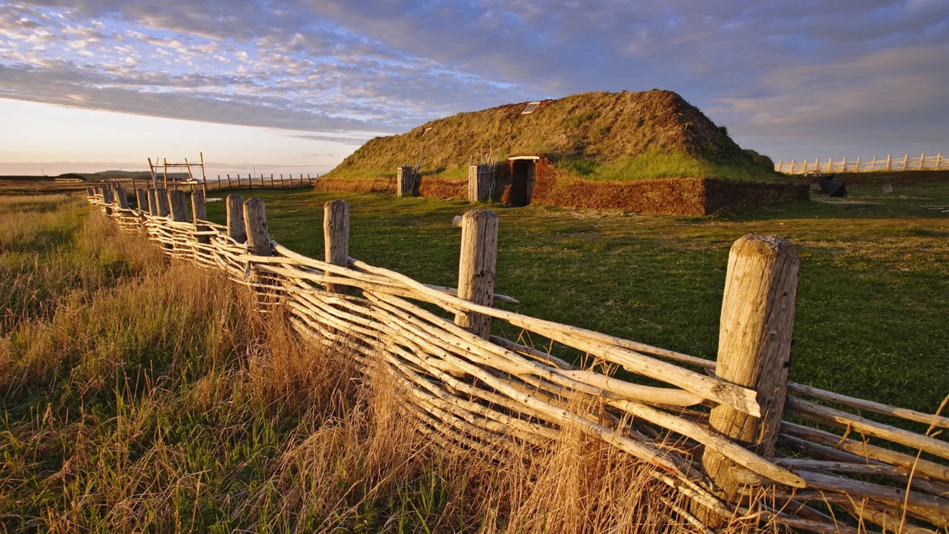 The L'Anse aux Meadows archaeological site is the only confirmed Viking settlement in Newfoundland. Credit: Yves Marcoux/First Light/Getty Images Plus