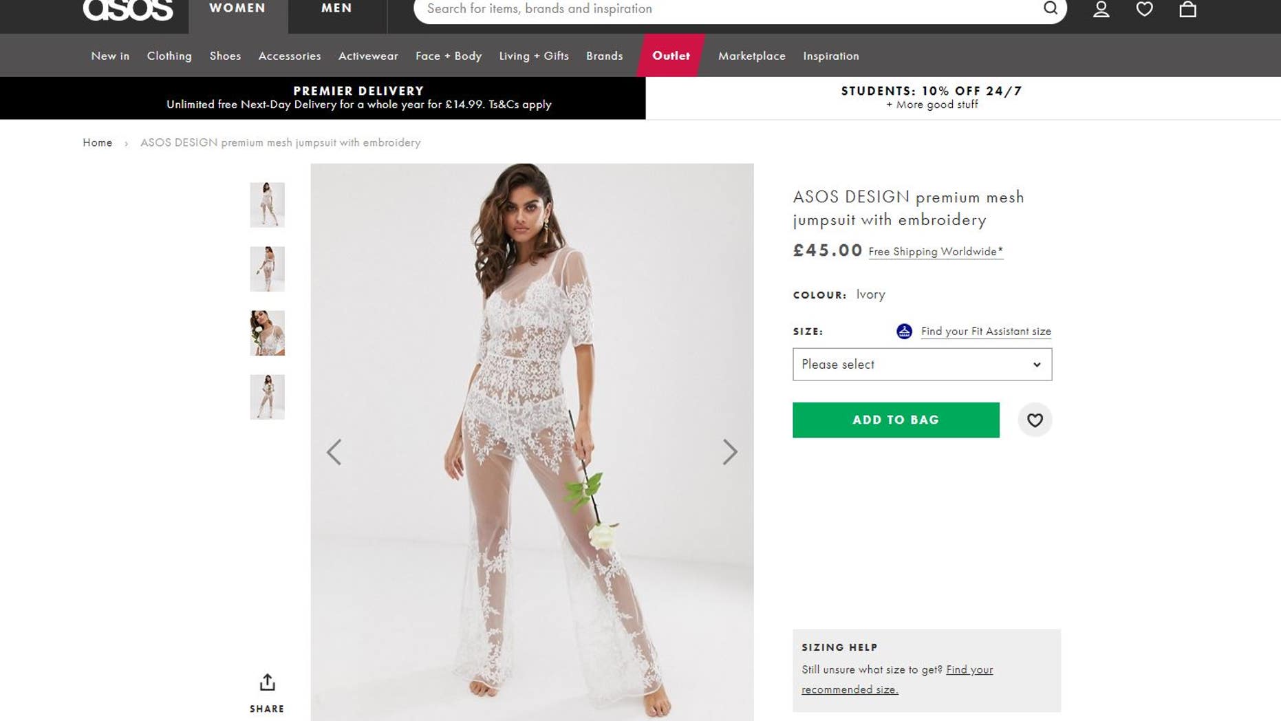 Pictures of the jumpsuit were posted to the That’s It, I’m Wedding Shaming page, and has racked up hundreds of comments.