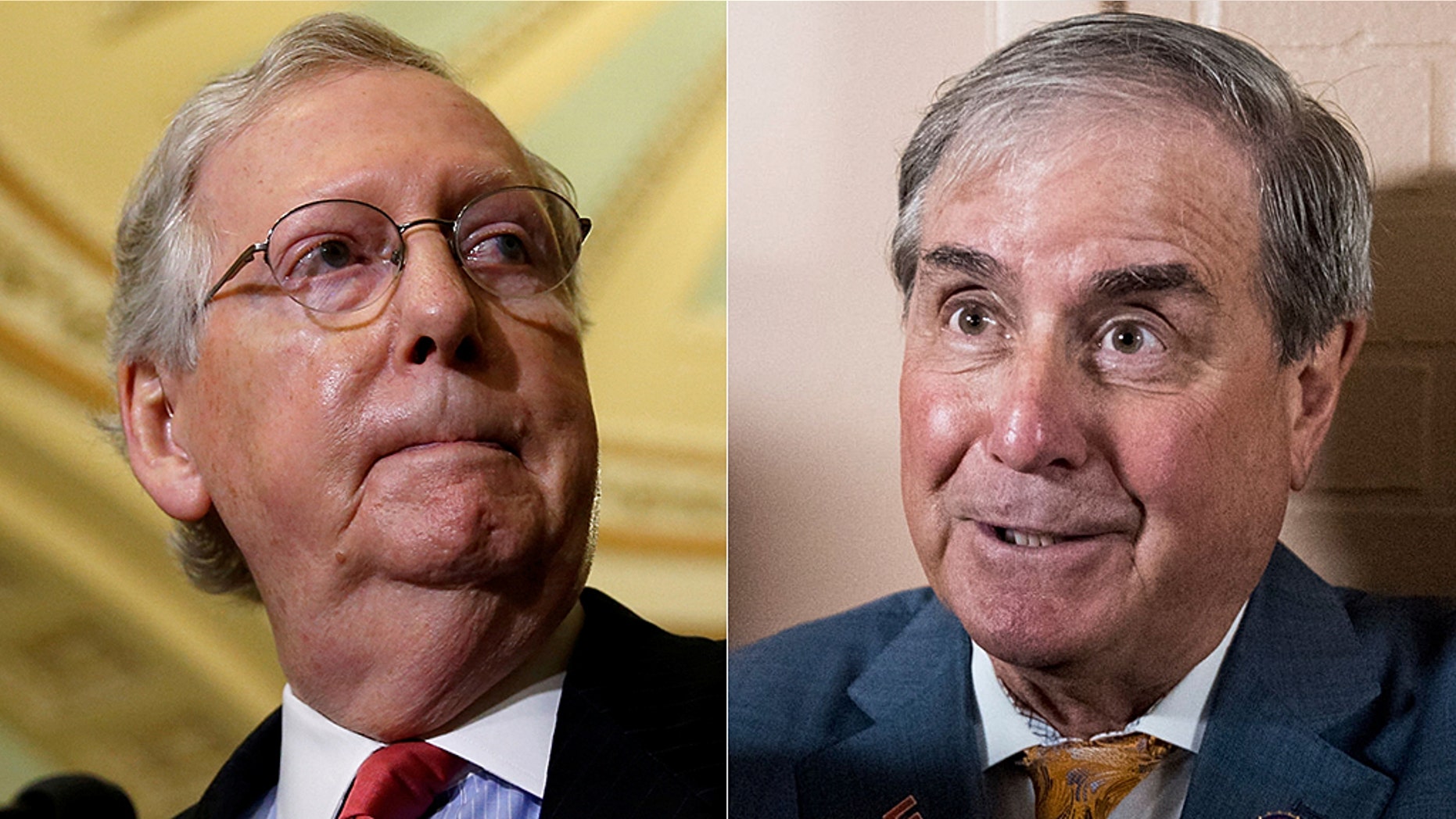 Senate Majority Leader Mitch McConnell, R-Ky., responded to a debate challenge issued by Rep. John Yarmuth, D-Ky., agreeing to square off if Yarmuth decides to run against him. (Reuters/Getty).