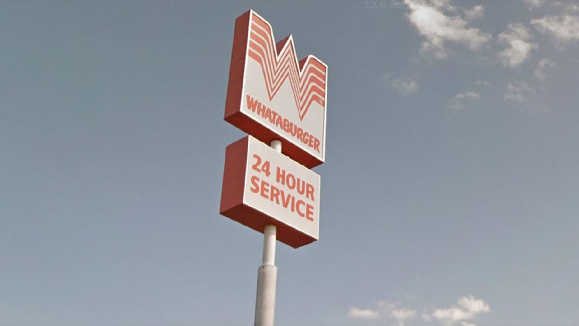 Whataburger sign in front of a restaurant in Bastrop, Texas. (Photo: Google Maps)