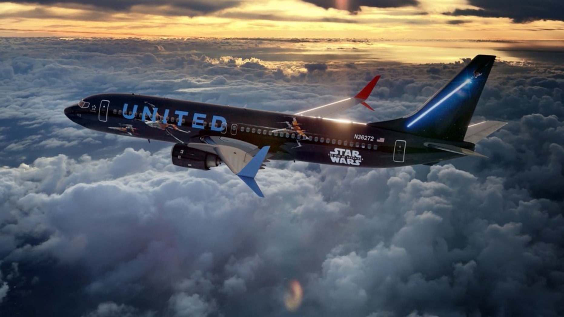 United Airlines is unveiling Star Wars-themed aircraft in November for the release of