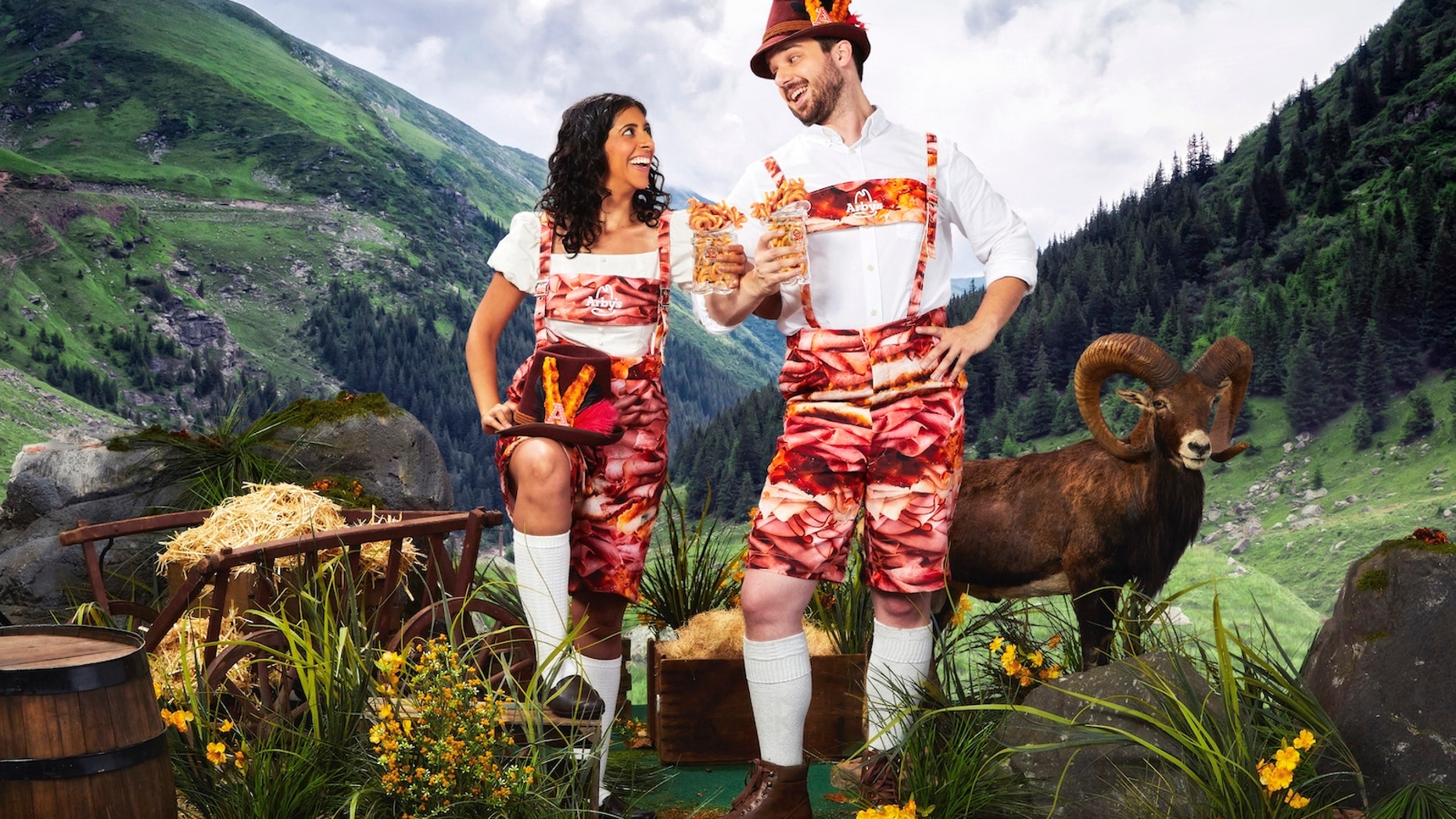 Arby’s announced in a press release it would be releasing an “exclusive line of Oktoberfest and Arby’s themed items.”