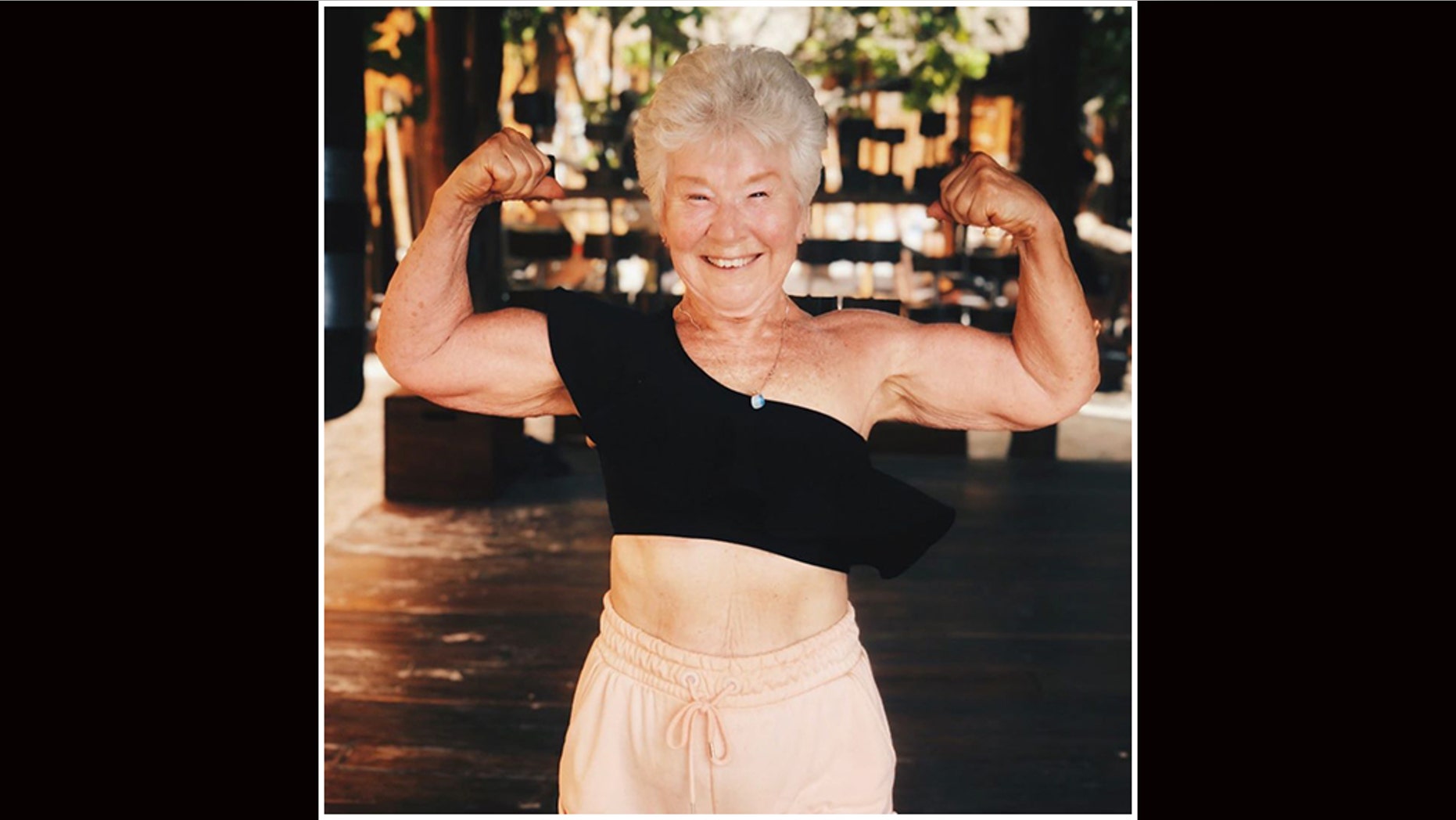 Joan MacDonald shows off her toned figure after deciding in 2017 to turn her life around and take control of her weight.