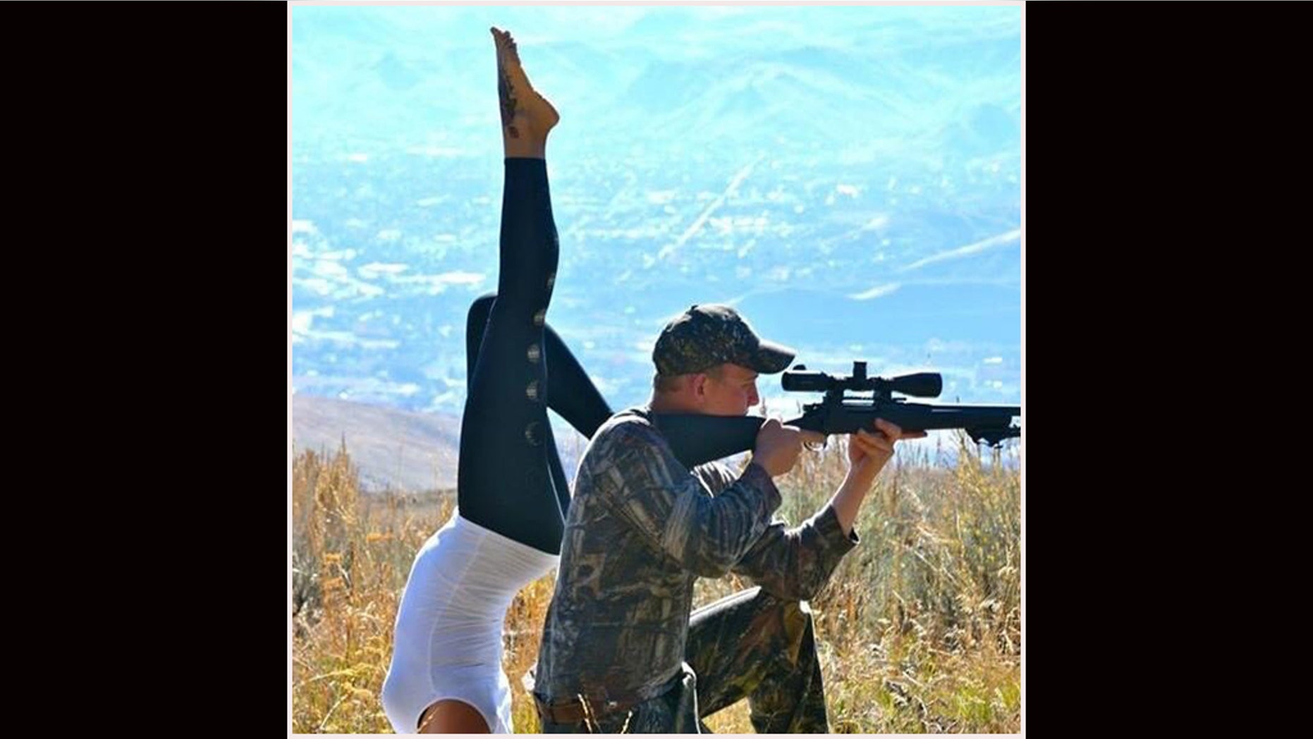 Despite their differences, Tandi, a yoga instructor, and her hunter husband, Mitchell Rolen, have been happily married since January 2015.