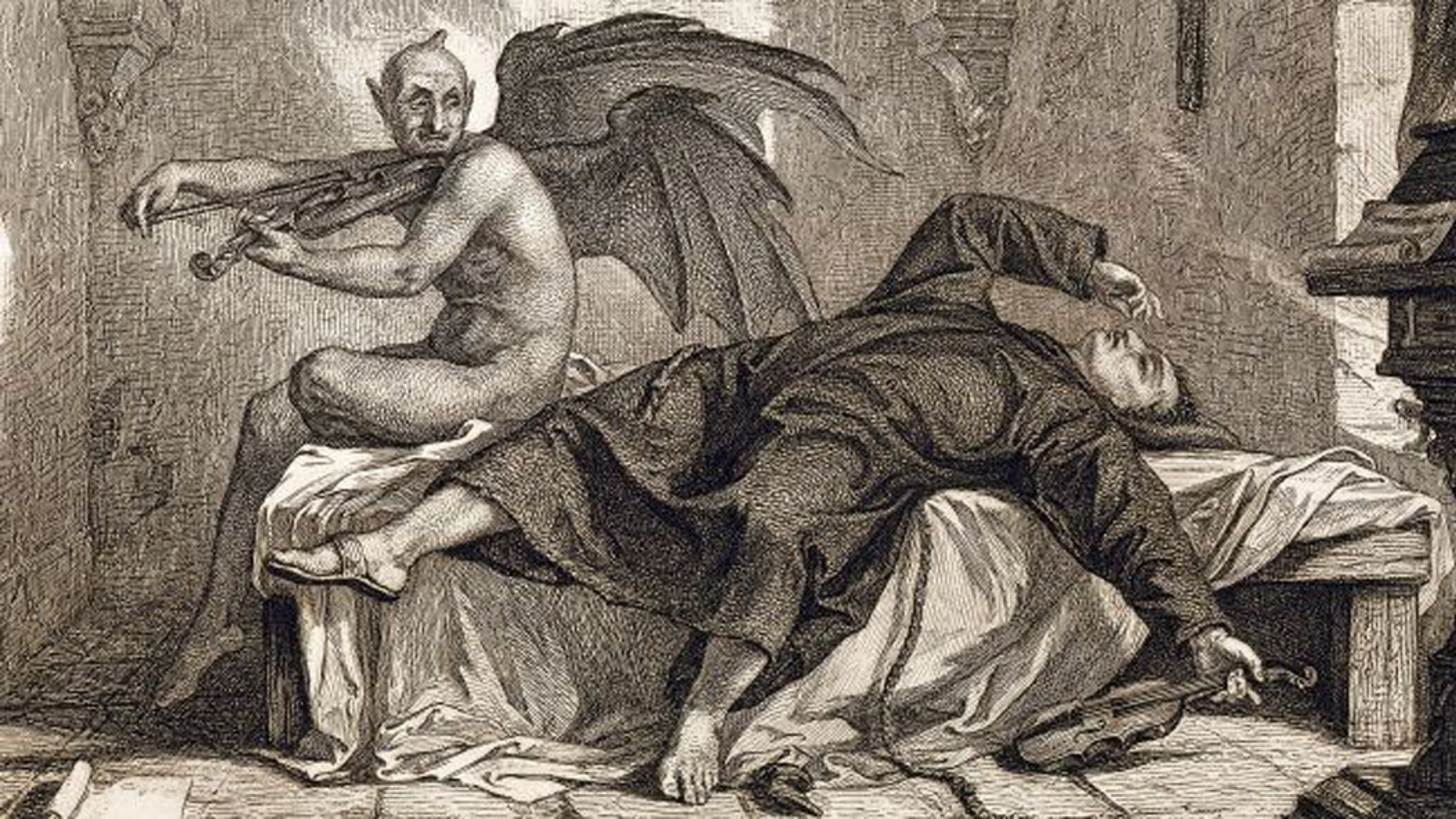 The devil and other forces of evil may have originated in the human imagination as spiritual explanations for contagious illness. (Credit: DeAgostini/Getty)
