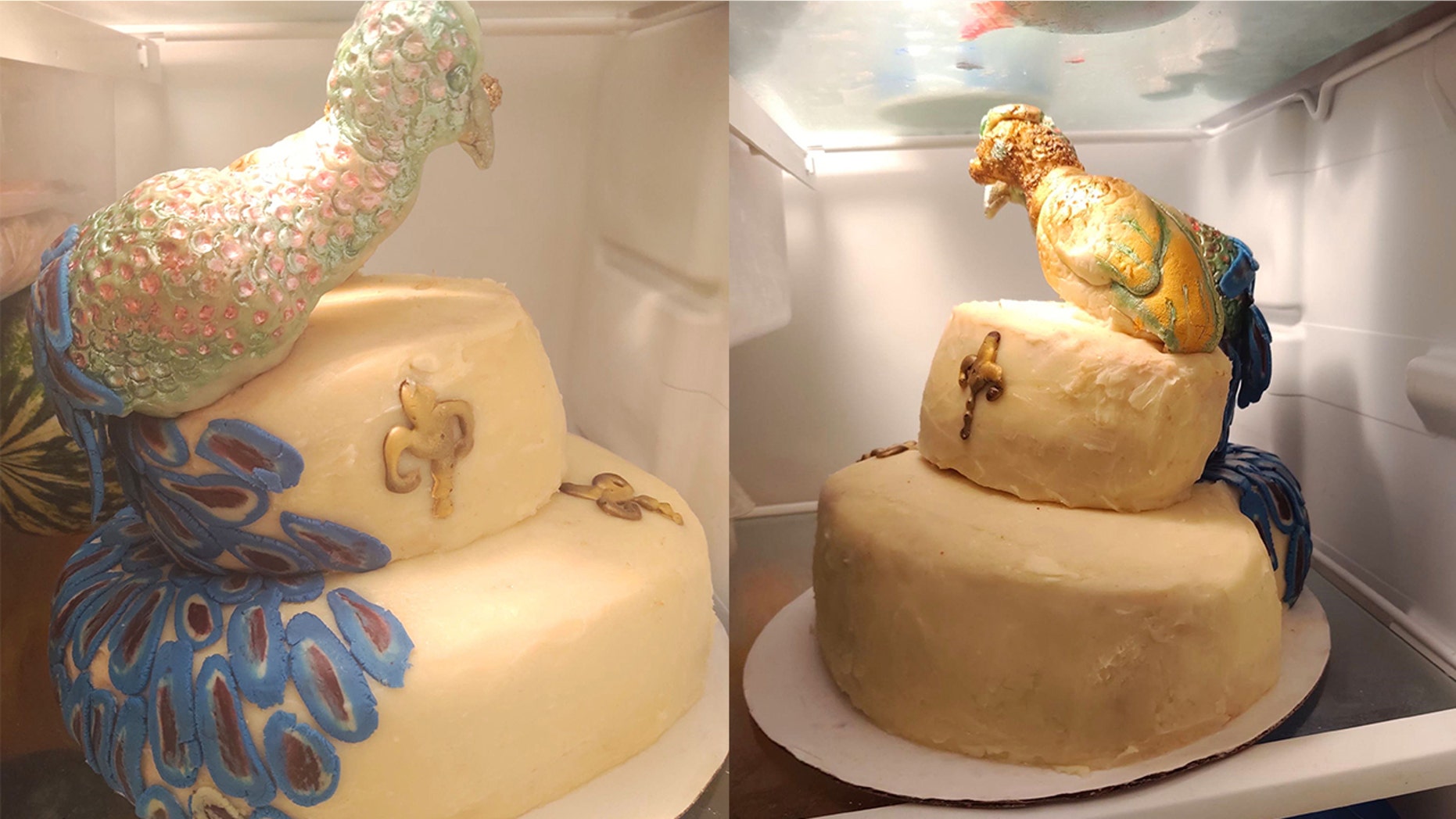 Despite being reassured everything was "going to plan" in the weeks leading up to the wedding, the cake arrived the night before and was nothing like what the 52-year-old bride-to-be imagined.