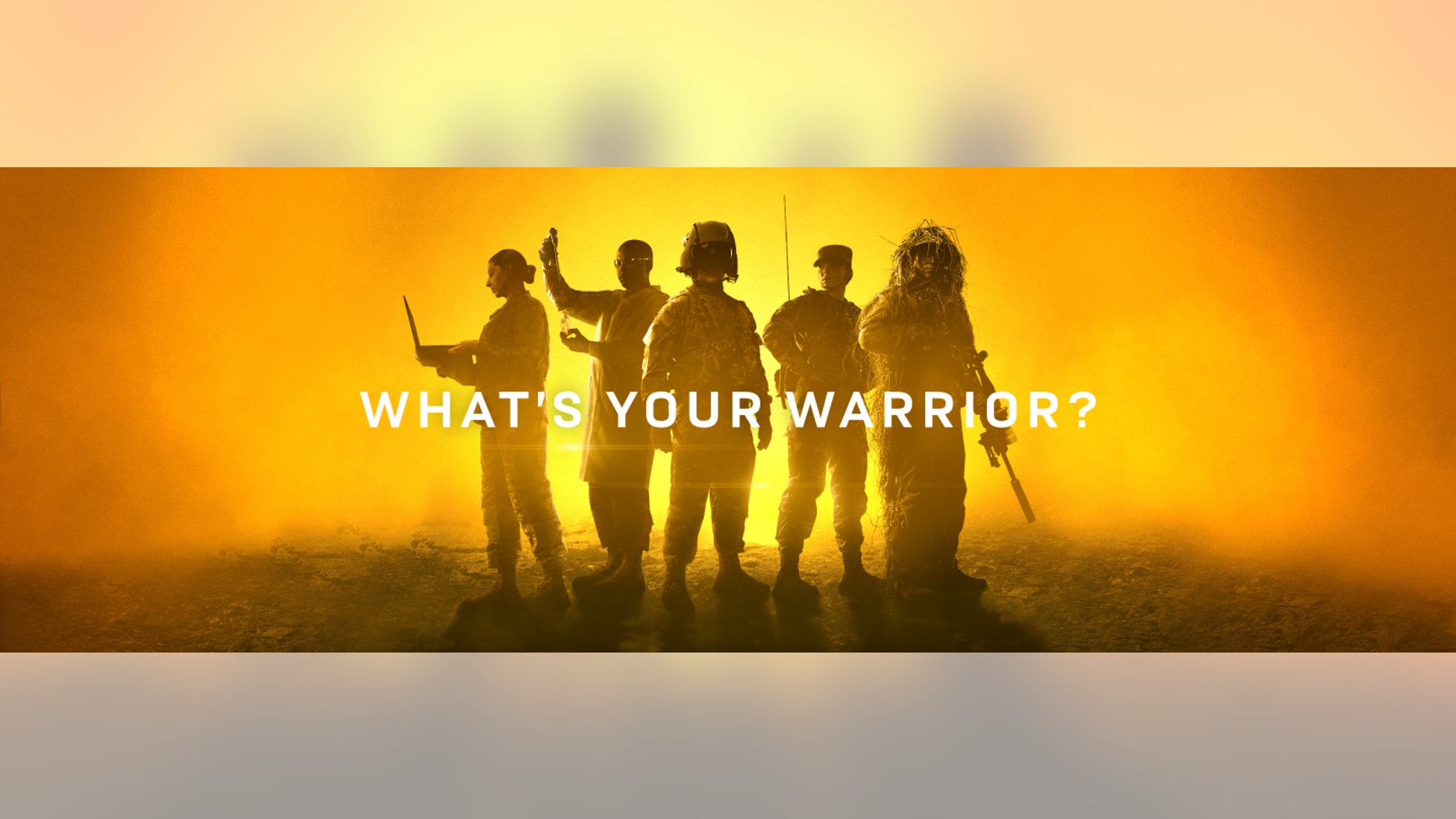 'What's Your Warrior' campaign graphic.
