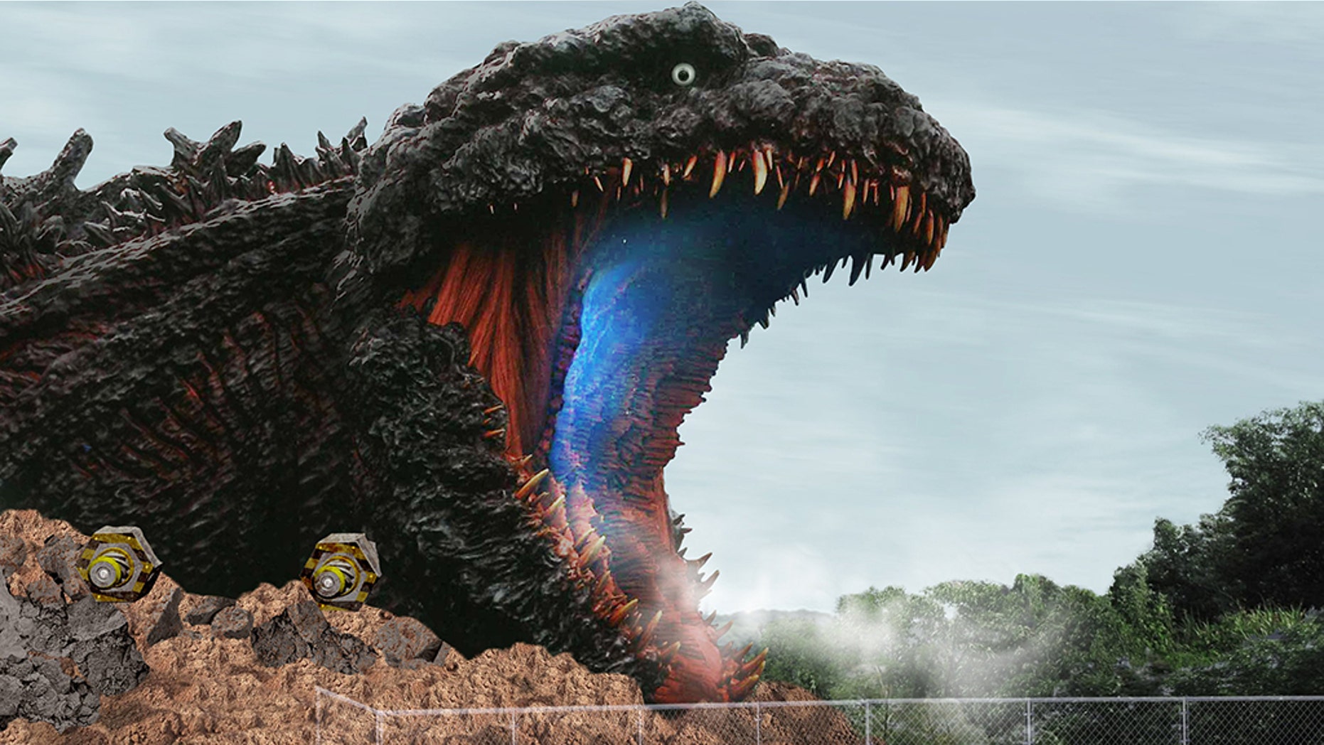 et to debut in 2020, the Godzilla area — to be called “Godzilla Interception Operation Awaji,” per the park’s website — will feature a zip line that will “rush into the body of Godzilla” as well as shooting galleries for allowing guests to take aim at Godzilla’s radioactive cells.