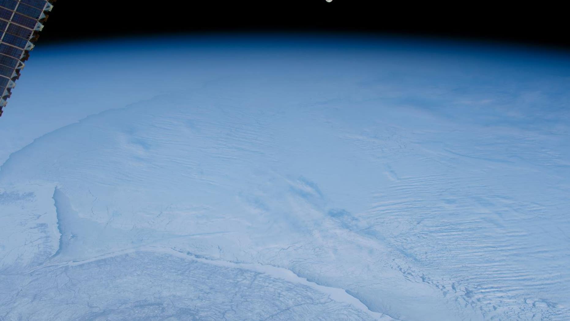 The above image was taken by a NASA astronaut on board the International Space Station.