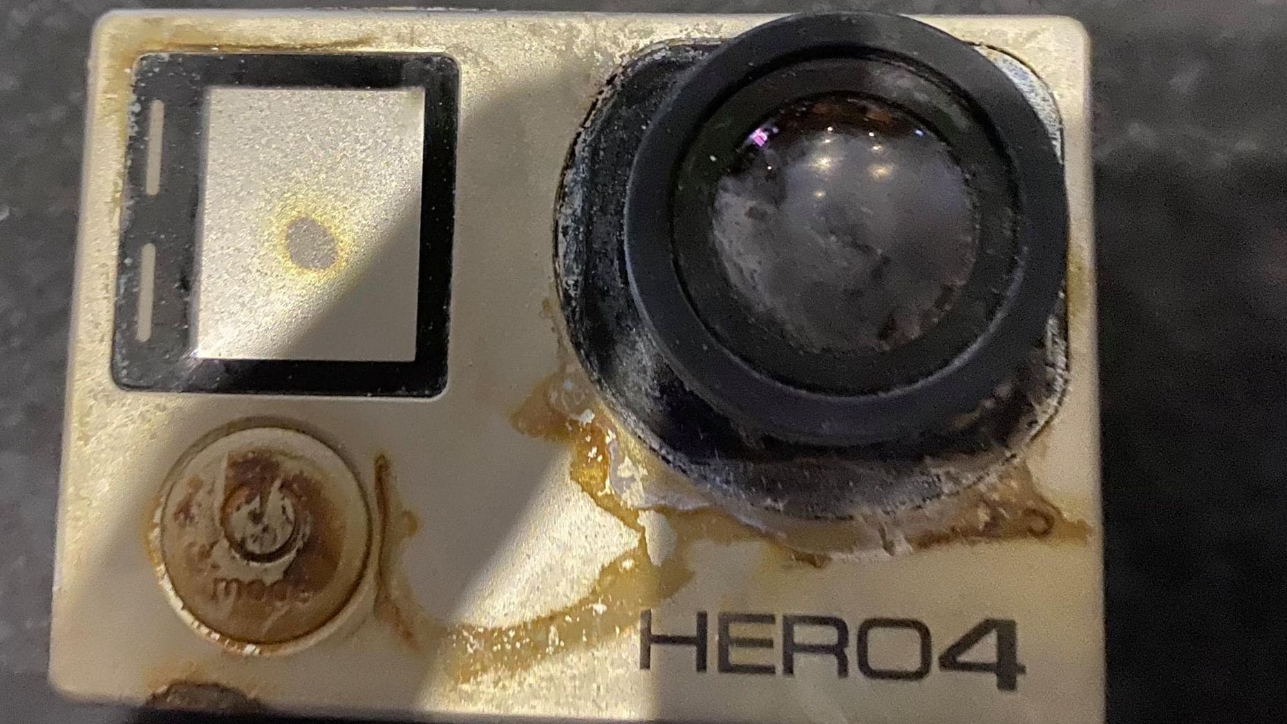The Hero 4 Go Pro waterproof camera disappeared between the waves of the Caribbean Sea in April 2018.