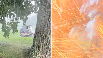 Caught in a storm, a golfer's video captures the terrifying moment it all went wrong - Fox News