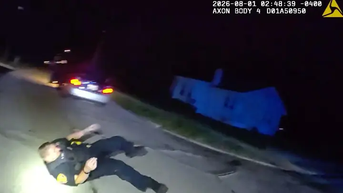 Routine traffic stop turns wild as suspect takes off with cop still in car - Fox News