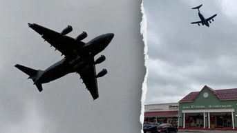 US military plane seen making a landing at airport in Moscow, Russia - Fox News