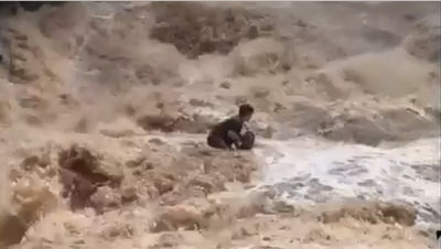 Terrifying moment tourists are swept away by sudden flood at Thai waterfall - Fox News