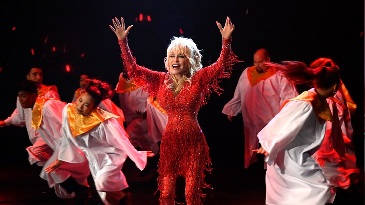 dolly singing red outfit - Fox News