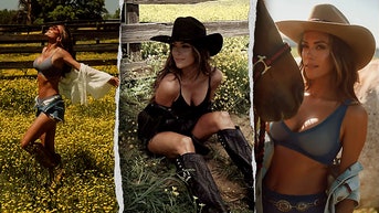 Jana Kramer stuns in black lingerie in Western-inspired throwback photos - Fox News
