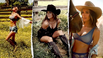 Jana Kramer stuns in black lingerie in Western-inspired throwback photos - Fox News