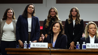 Dems flee hearing on trans athletes in women's sports as topic plunges party - Fox News