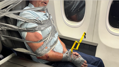 Mid-air meltdown results in man duct taped and zip-tied to seat - Fox News