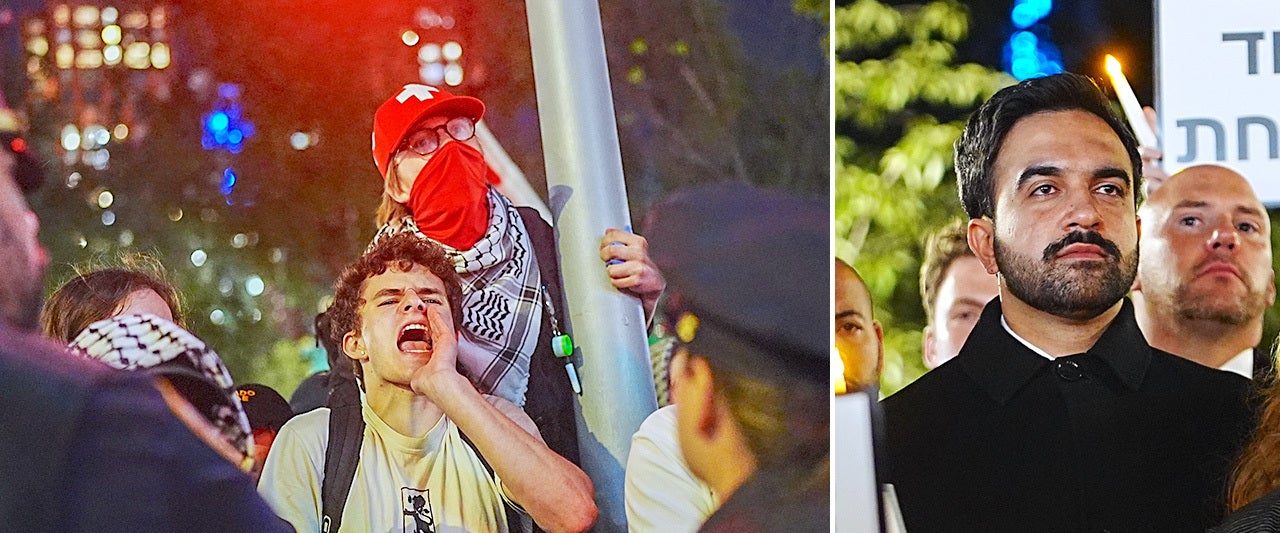 Anti-Israel agitators berate Mamdani as he attended vigil for October 7 victims - Fox News
