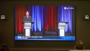Republican skips gubernatorial debate, as Dem attends and stands next to empty podium - Fox News