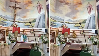 Priest killed by falling crucifix as screams erupt during livestreamed Mass - Fox News