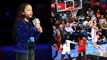 Dream, Valkyries players hide as TI's daughter belts out national anthem - Fox News