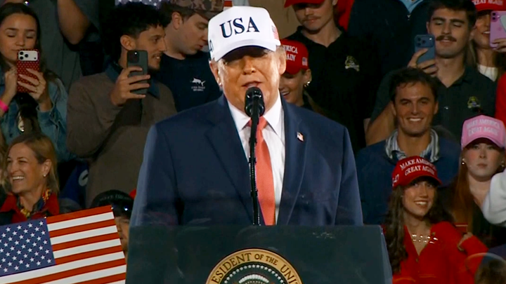 President Trump speaks at campaign rally in Greenville, North Carolina - Fox News