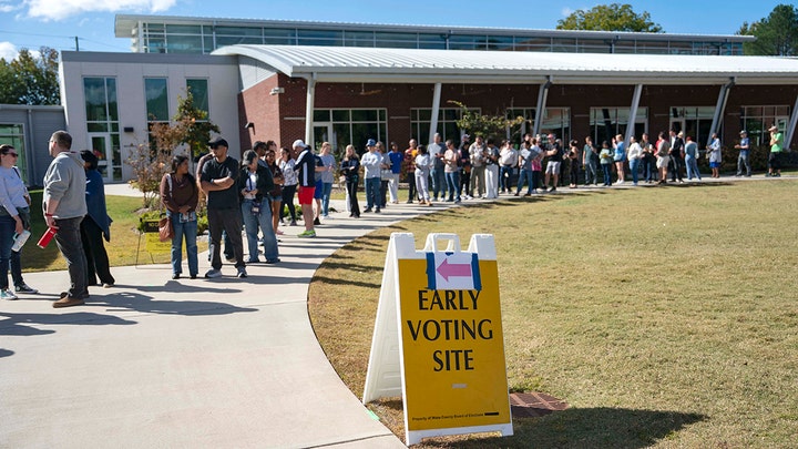 State leads early voting numbers by millions as Trump and top Dems descend on key battlegrounds - Fox News