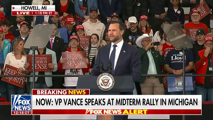 HAPPENING NOW: Vice President JD Vance delivers remarks at midterm rally in Michigan - Fox News