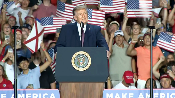 President Donald Trump speaks at midterm rally in Mobile, Alabama - Fox News
