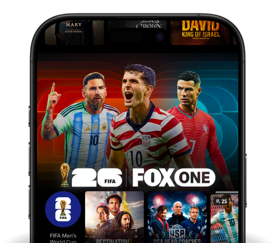 FOX One app on iPhone