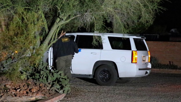 Deputy seen wearing latex gloves leaving Annie Guthrie’s home