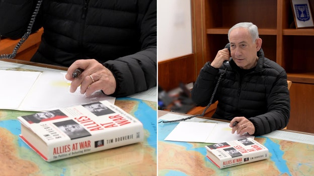 Netanyahu sends subtle message with book on desk during Trump call