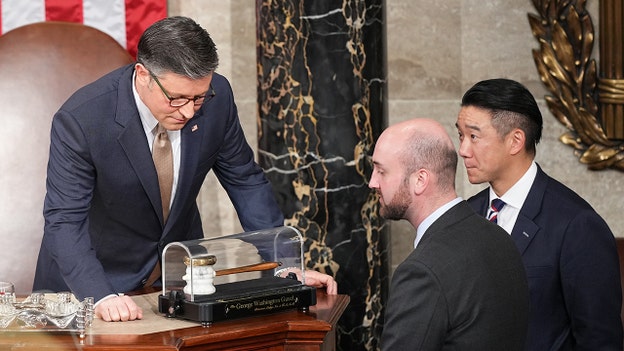 Speaker of the House officially begins State of the Union address with George Washington's gavel