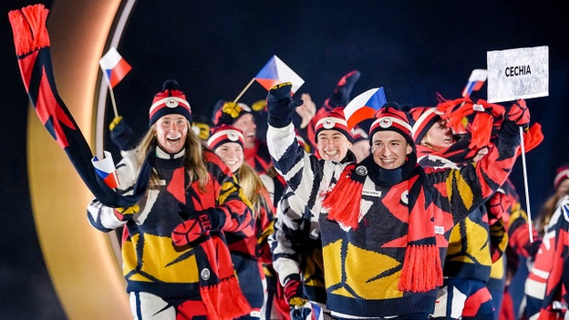 Olympians take part in unprecedented multi-location opening ceremony