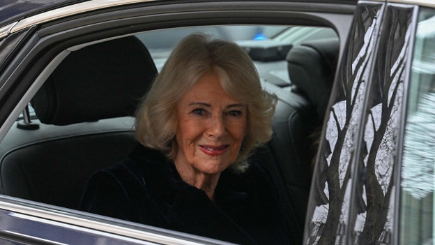 Queen Camilla silent when pressed on Andrew’s arrest during London appearance