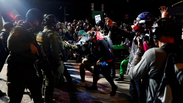 Portland police announce 3 arrests during protest outside ICE facility