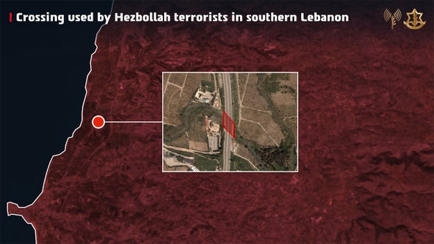 Israeli military hits Hezbollah hubs and vital crossing used to move weapons
