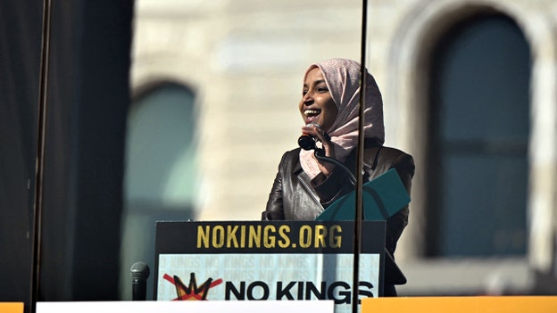 Omar says Trump admin is ‘brazenly breaking the law’ at 'No Kings' rally
