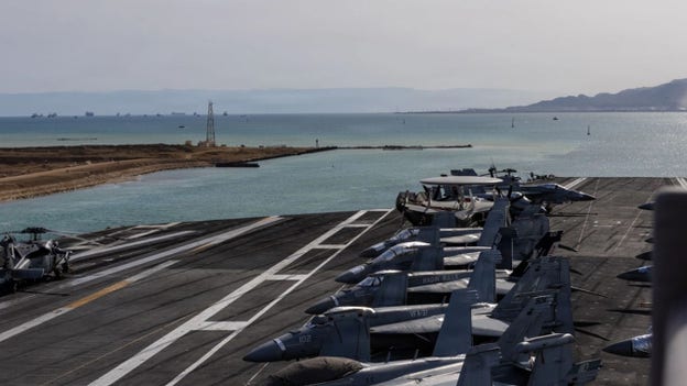 USS Gerald Ford crosses Suez Canal, enters Middles East