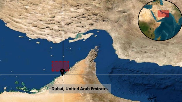 Tanker struck by unknown projectile and set ablaze near Dubai, all crew reported safe