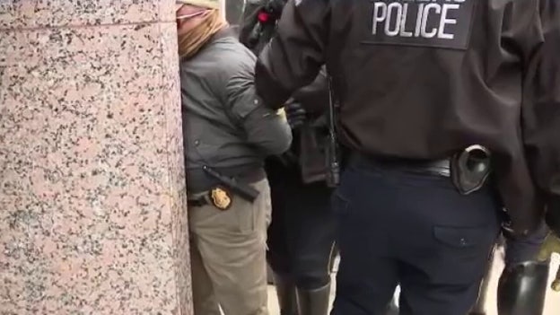 At least 1 protester arrested at 'No Kings' rally in Dallas