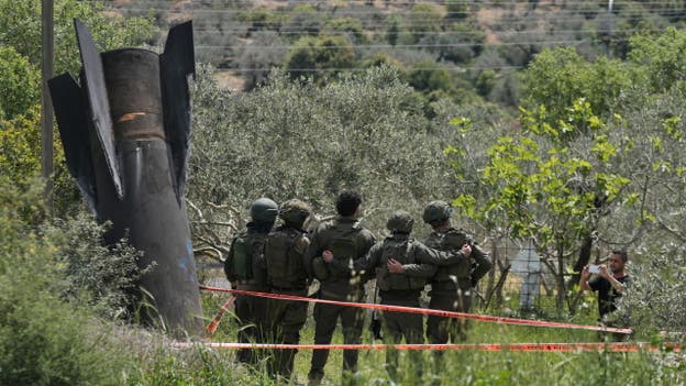 Iranian missile wreckage seen in West Bank