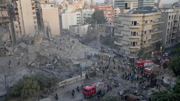 Israeli airstrike flattens apartment building in central Beirut: report