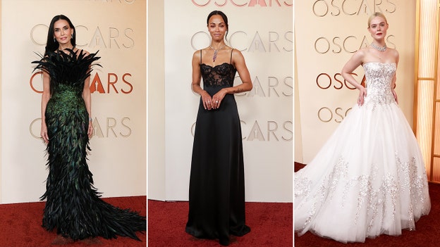 Demi Moore, Zoe Saldana and Elle Fanning stun on Oscars red carpet