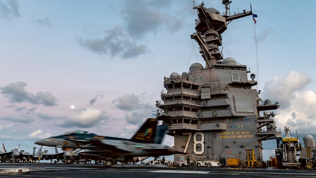 USS Gerald R. Ford aircraft carrier leaving Middle East for repairs