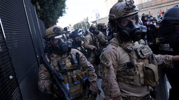 Police confirm 'multiple' agitators arrested in LA riot after 'No Kings' rally