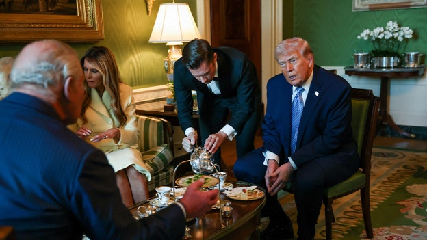 Trump, King Charles hold talks during White House afternoon tea