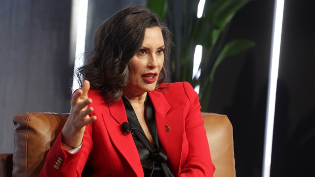Whitmer takes aim at Trump policies, blames 'war overseas' for rising costs